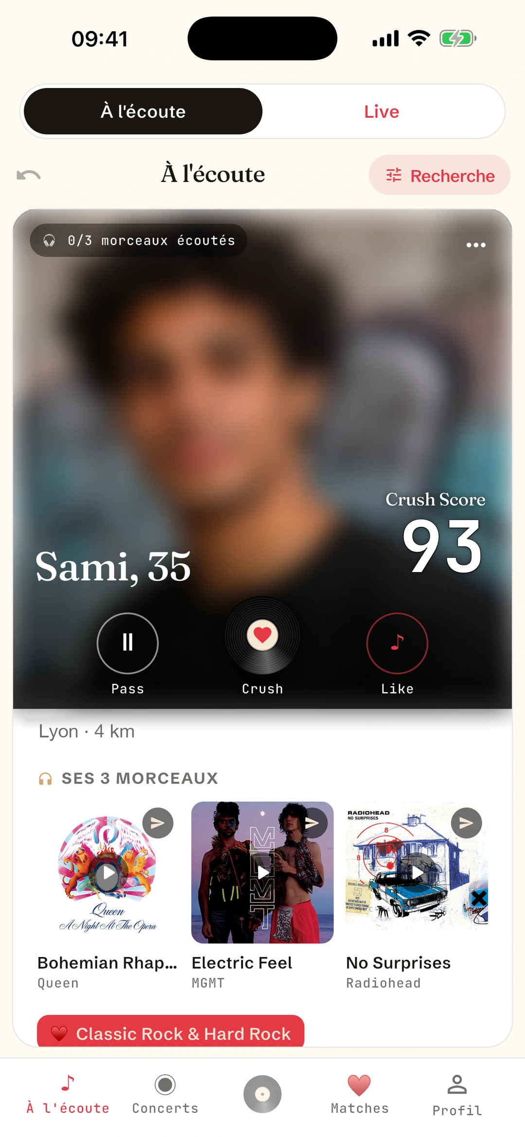 Profil Sami, 35 ans, Lyon, Crush Score 93
