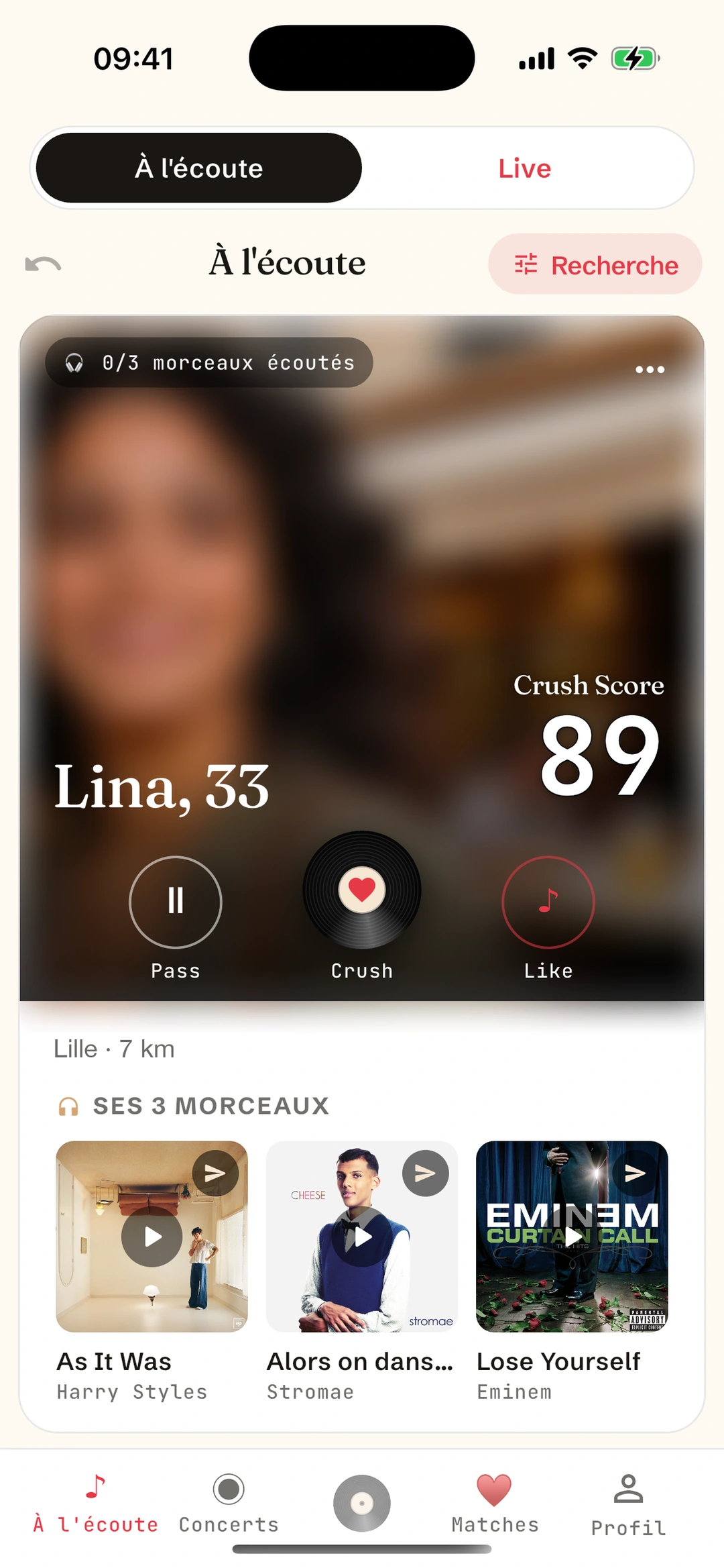 Profil Lina, 33 ans, Lille, Crush Score 89